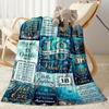 18th Birthday Celebration Quotes Blanket Durable Comfort Great for Seaside Sofa Chair All-Season Use Stylish Decor