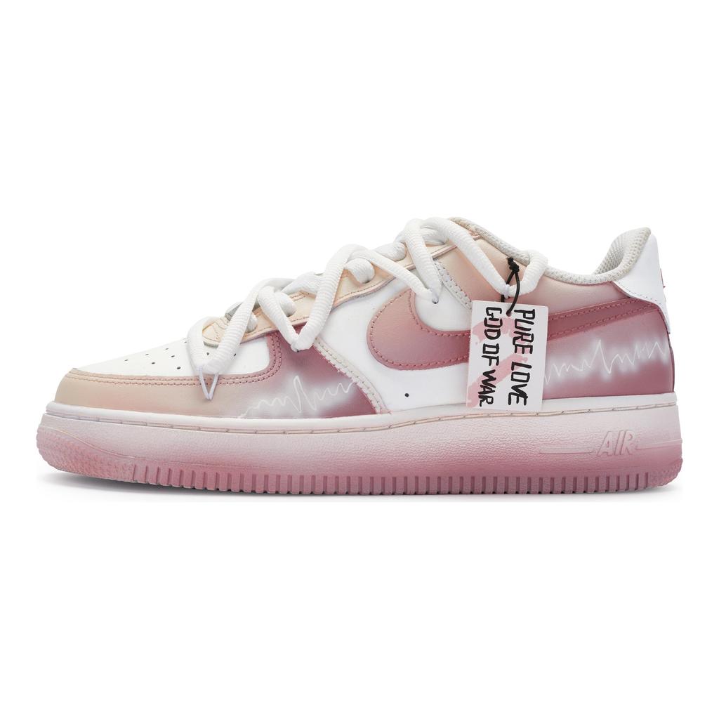 Nike Air Force 1 Low Slip Resistant Low Top Skateboard Shoes Women's White Pink DH2920-111(Team80-)
