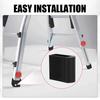 1/2pcs Ladder Outer Shoes Non-slip Rubber Ladder Feet Pads Furniture Leg Covers Replacement Protectors Cover Floor Step Cap