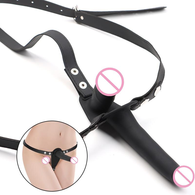 Wearable Lesbian Strap-On Dildo – Double-Ended Pull-Up Simulation Penis for Couples & Shared Pleasure