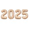 Digital Balloon 2025 Aluminum Film Set New Year'S Decoration Arrangement 16 Inches 32 Inches 40 Inches Digital Combination Independent Packaging