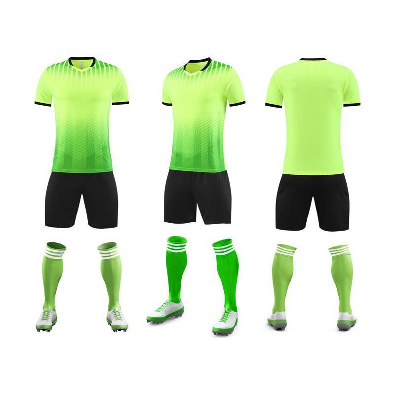 Custom Quick-Dry Football Uniform Set for Adults & Kids - Short Sleeve, Breathable Sportswear for Training & Match Play