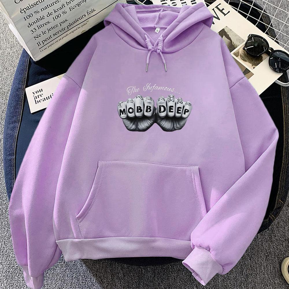 Mobb Deep Hip Hop Aesthetic Hoodie Funko Pop Fashion Sweatshirt Long Sleeve Comfortable Clothing Moletom Hooded Pullovers Soft