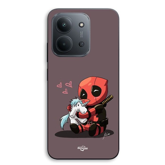 Coque Pour Xiaomi Redmi 15C 5g Bébé Deadpool avec Licorne Maniacase