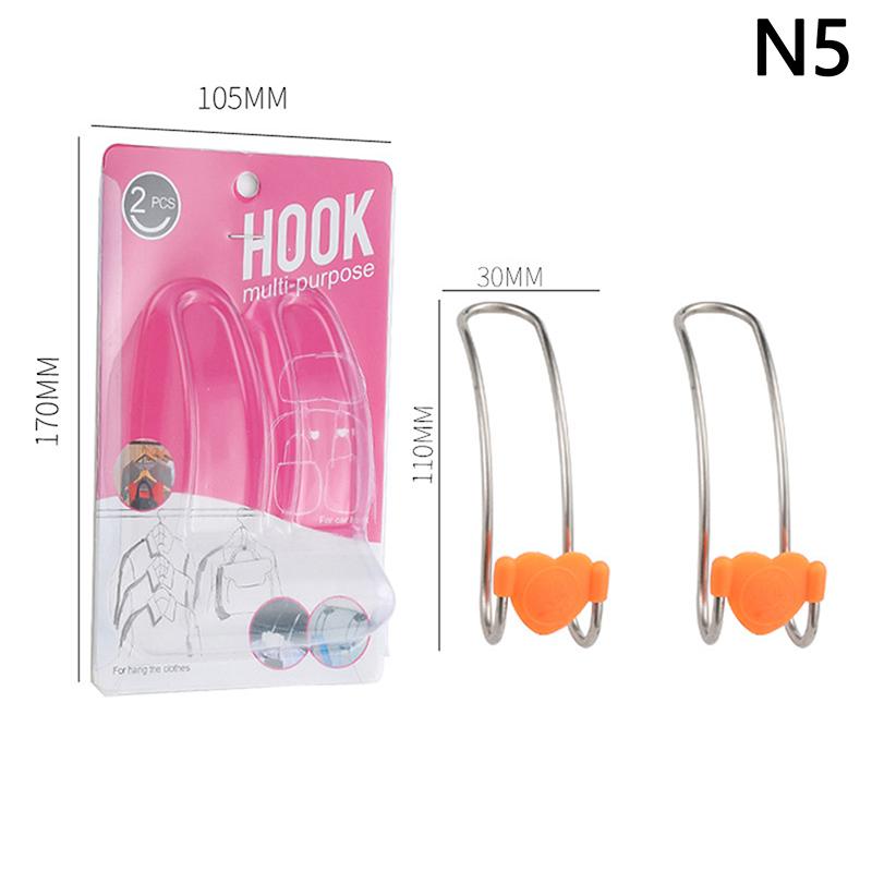 2Pcs Car Seat Hook Auto Hidden Back Seat Headrest Hanger For Handbag Shopping Bag Coat Storage Hanger Car Hook Organizer