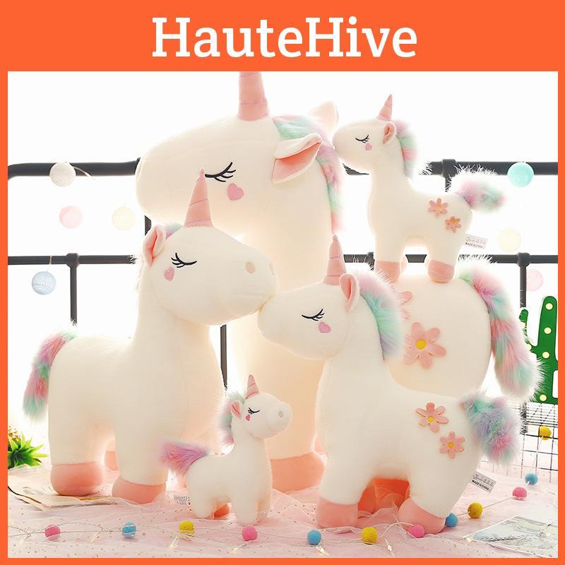 Unicorn Plush Toy Stuffed Animal Doll Bedroom Decoration Kids Gift Birthday