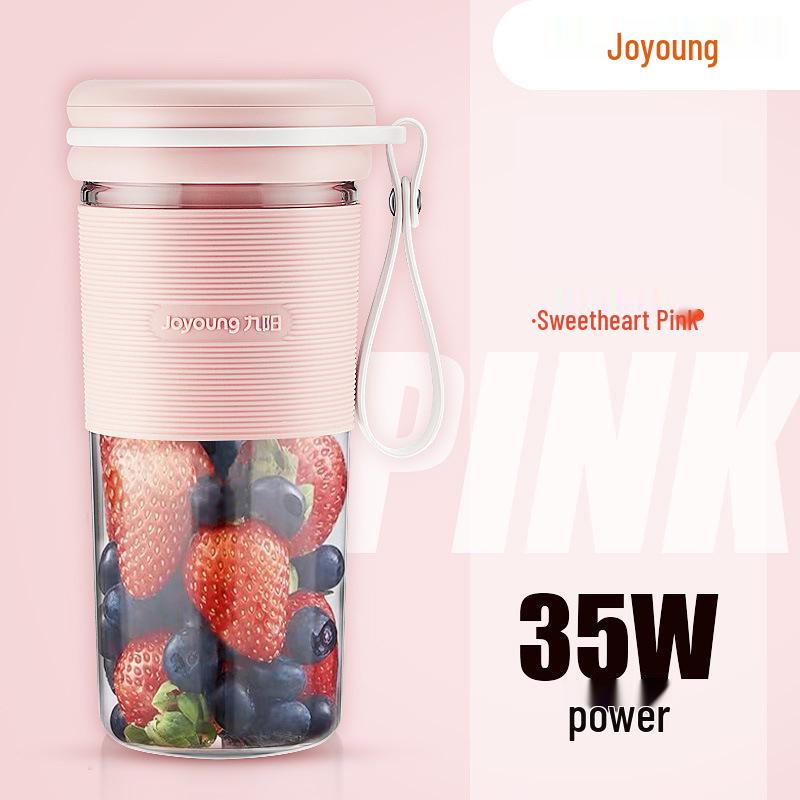 Joyoung Rechargeable Pink Portable Juicer & Blender L3-C86