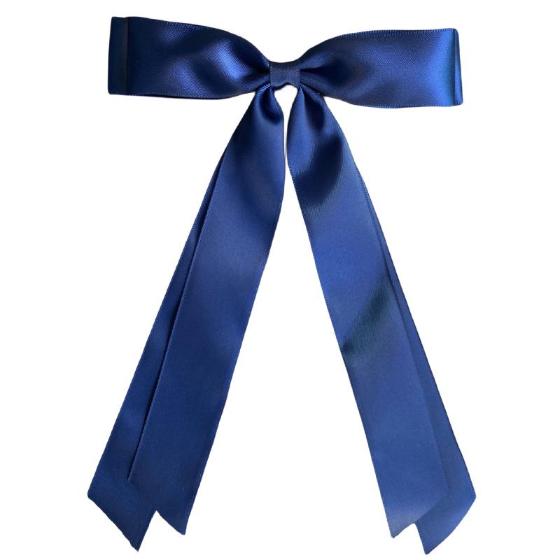 Glänzende Satinband-Schleife Haarspange - Elegantes Accessoire im Ballett-Stil