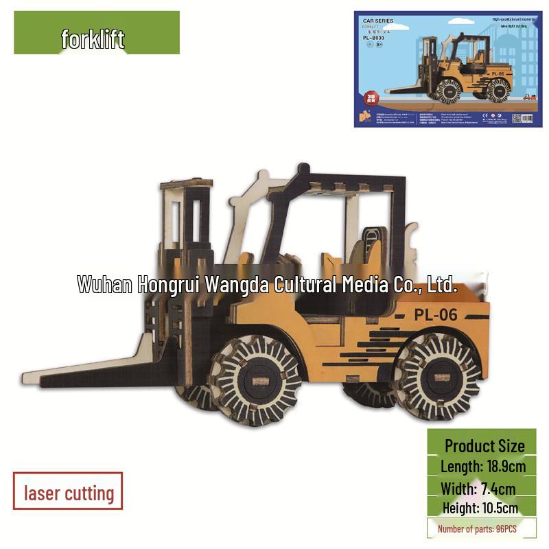 3D DIY Wooden Jigsaw Puzzle Model - Laser Cut Building Set