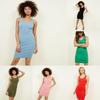 Women's Extra Long Tank Top Seamless Basic Tunic Soft Comfortable Casual Slip Dress