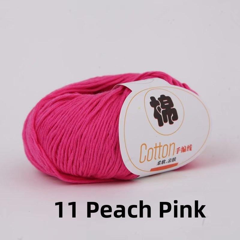 4-Ply Hand Knitted Cotton Yarn for Baby Milk Cotton DIY Wool Ball Children Sweater Fabric Cotton Tead Baby Knitting Yarn