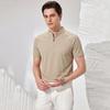 JOW Men's Quick-Dry Zipper Collar T-Shirt