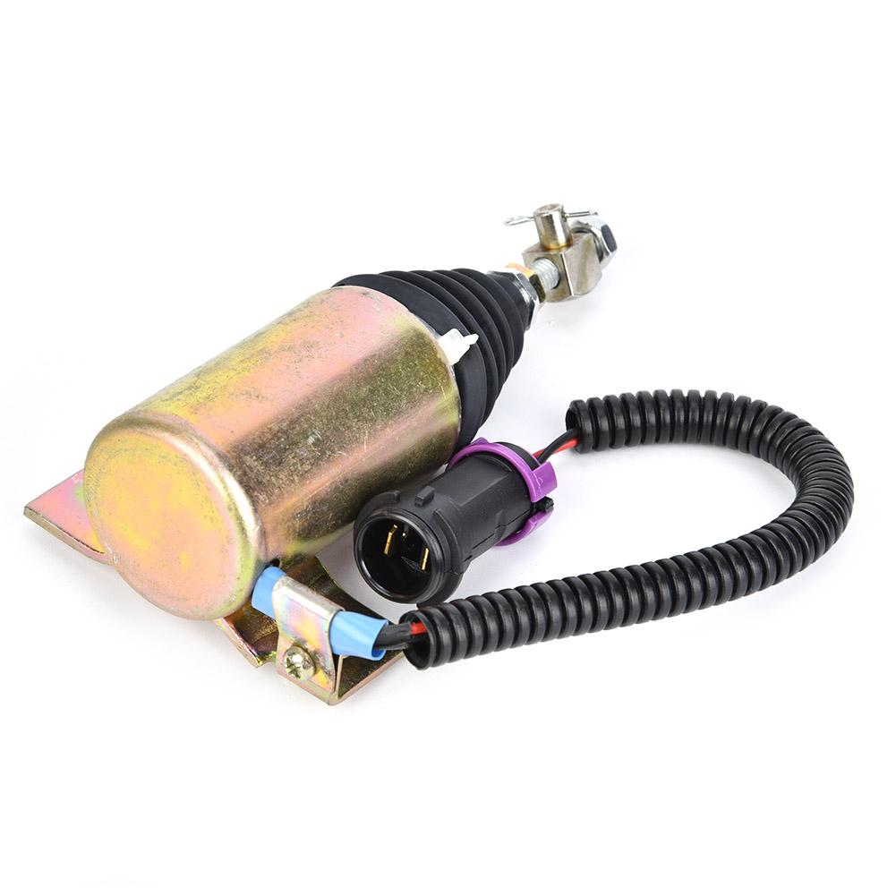 12V Fuel Shut Off Stop Solenoid Valve XHF 1121 E483310000093 Fit for Foton 483 Diesel