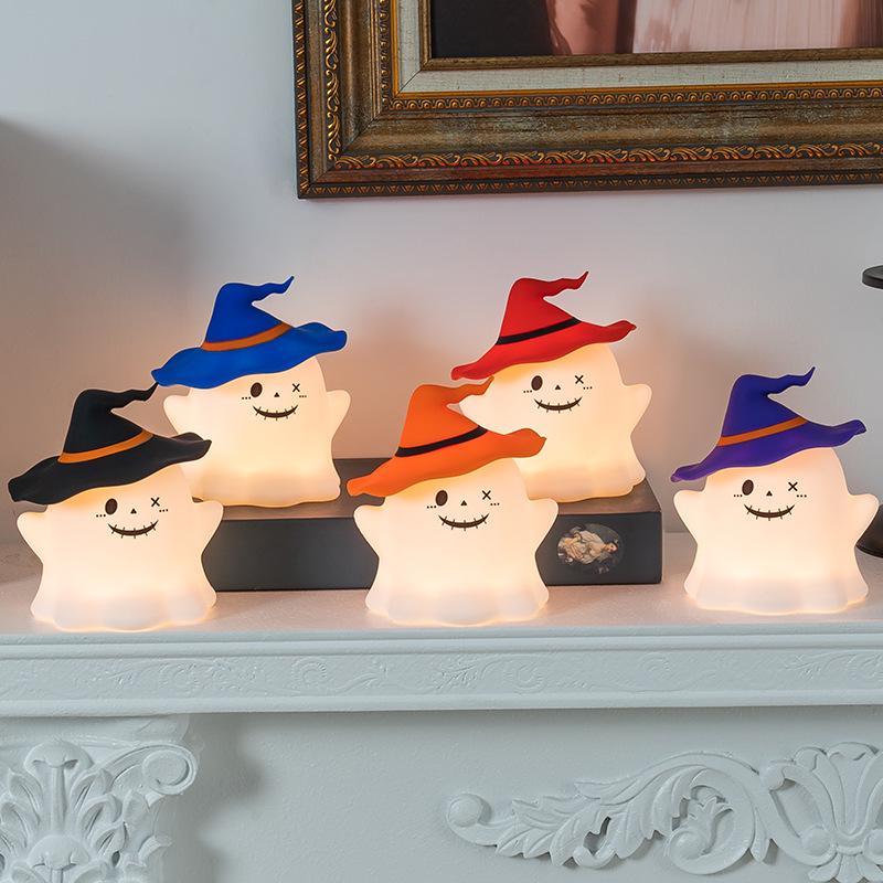 Creative Ghost Silicone Night Light - Halloween Bedroom Gift & Atmosphere Decor