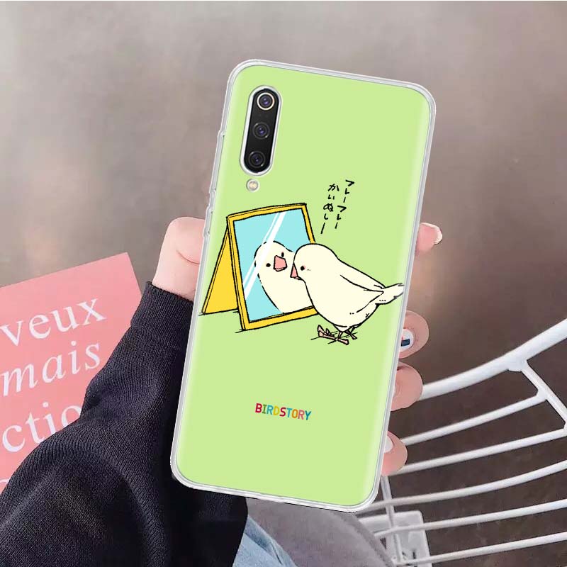 

Chubby Cockatiels Parrotlets Hello parrot bird Soft Phone Case For Xiaomi Redmi Note 15 14 14S 13 12 Pro Plus 12S 11 11S 11E 10 Redmi Note 13 4G