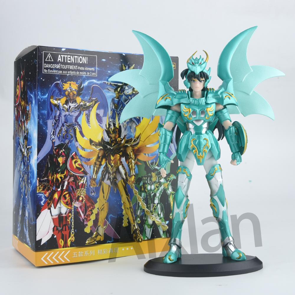 Aixlan 5PCS SET Saint Seiya Figure God Tenma God Hyoga 19CM  Saint PVC Action Figure Amine Toy Birthday Gift Ollectible Figurine