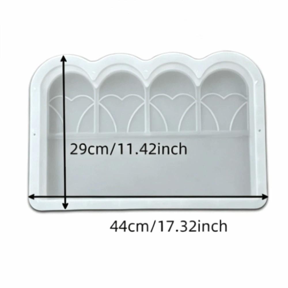 Reusable Garden Fence Mold Easy Operation Brick Mold DIY Flower Bed Mold Patio