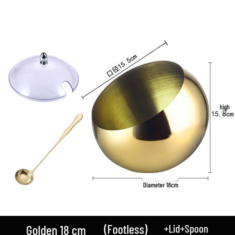 Stainless Steel Spherical Sauce Bowl