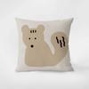 Minimalist Cute Polar Bear Throw Pillow Cover, Home Decor Cushion Case