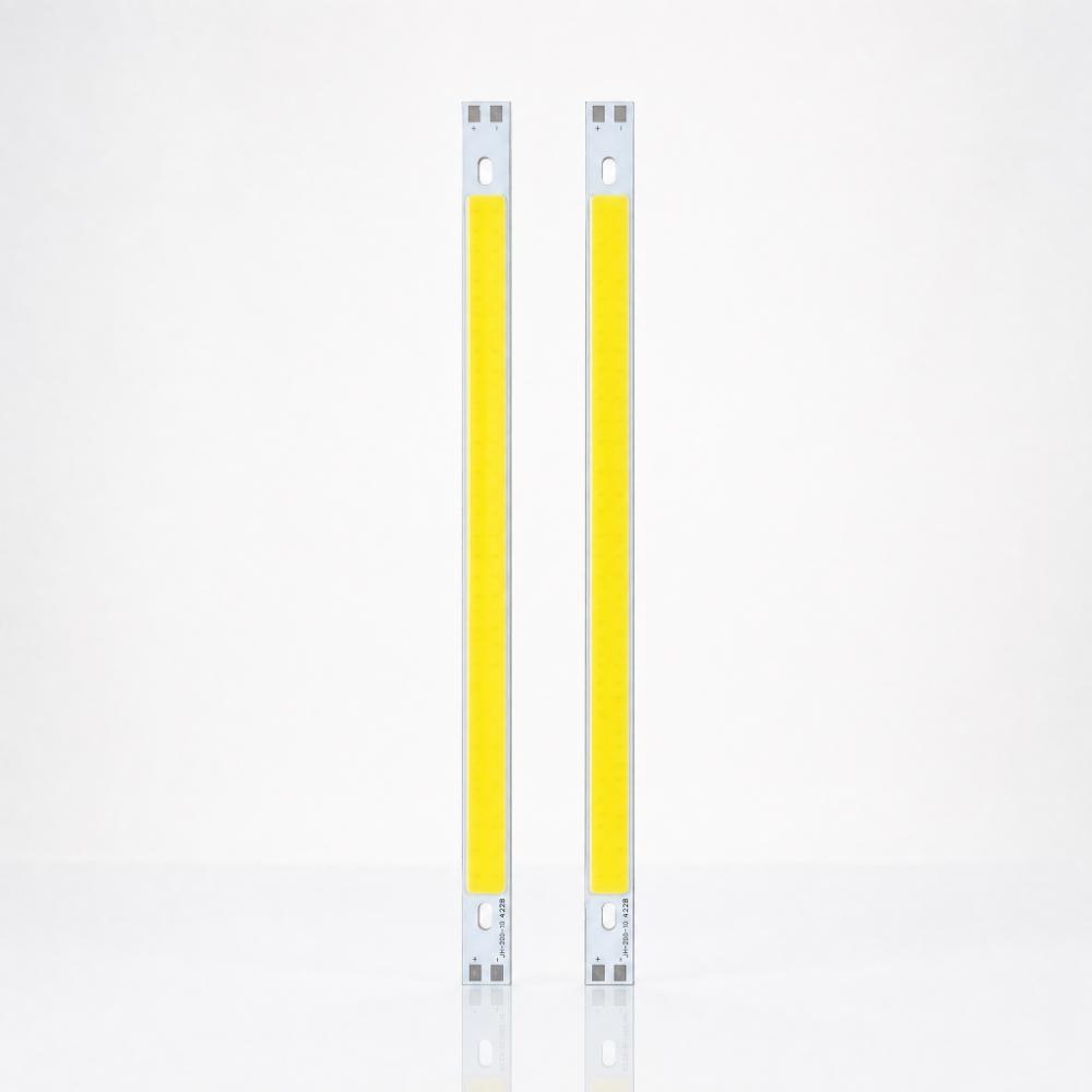 2 Stück 12-14V COB LED Lichtchip 10W LED Lichtplatine Streifenform Lichtquelle Einbauleuchte
