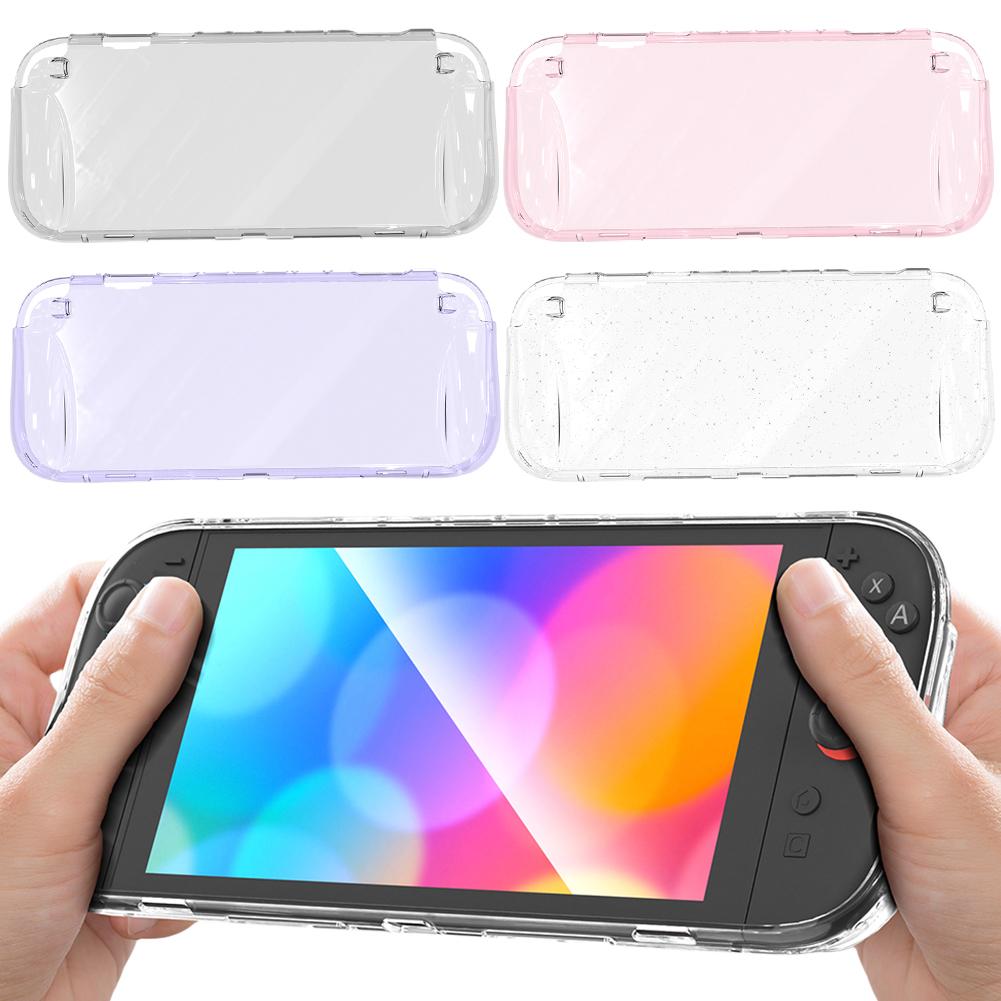 Clear TPU Case for Nintendo for Switch 2 Protective Case Shockproof Transparent Protective Shell Anti-fall Soft Cover