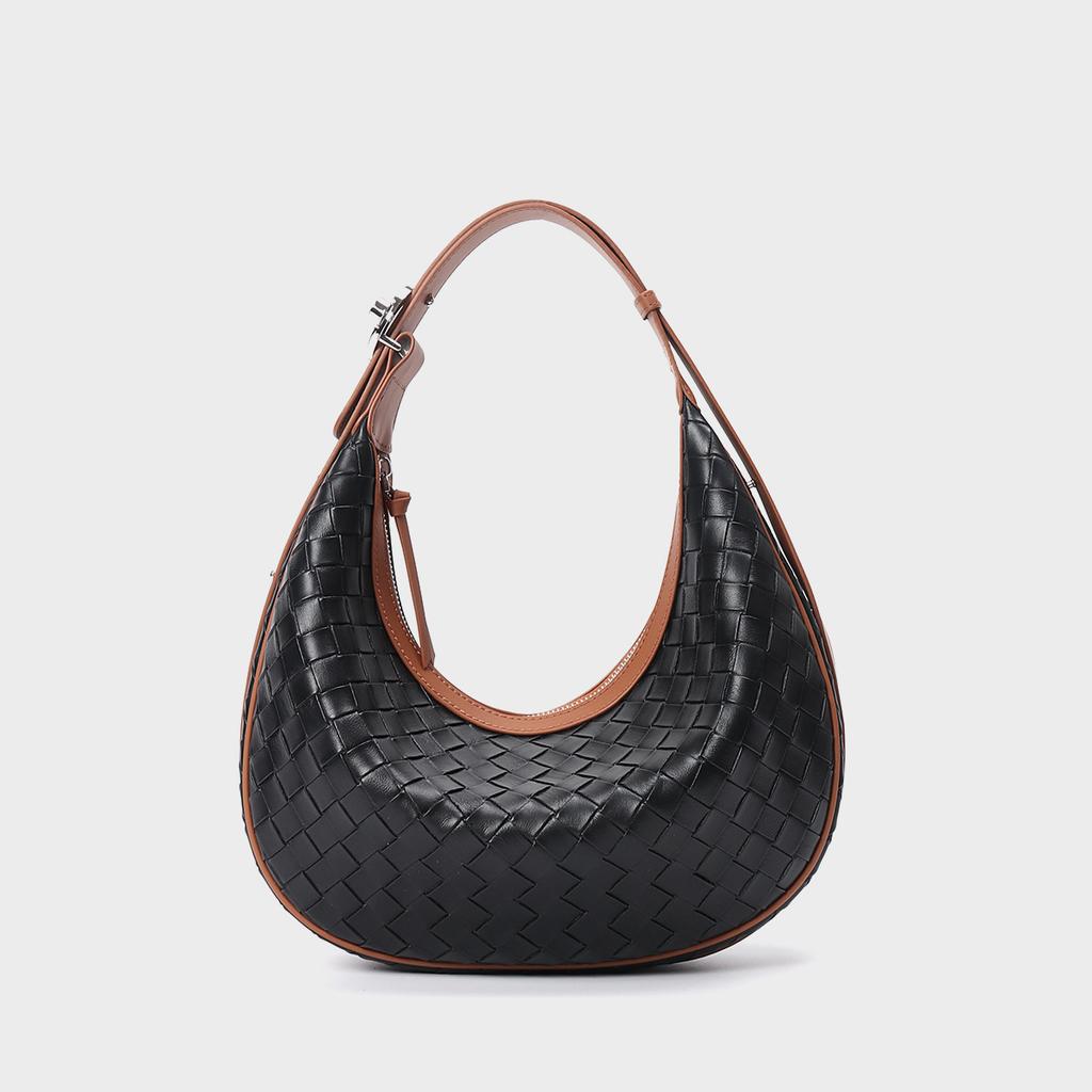 Bags Women's Commuter Large Capacity Handbags Woven Niche Tote Bags Premium Sense Women's Versatile Shoulder Underarm Bags