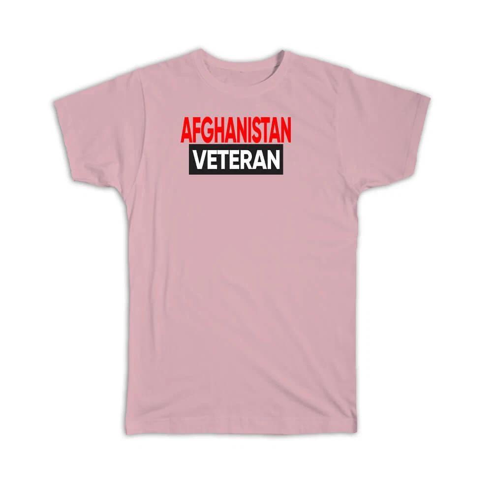 Gift T-Shirt : Afghanistan Veteran Afghan War Bagram Military Army XL