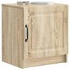 Nightstand 2 Pcs Sonoma Oak 43 X 34.5 X 47 Cm Engineered Wood