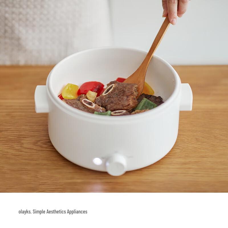OULEKELISHI 3L Multifunctional Electric Hot Pot CN plug (adapter included)