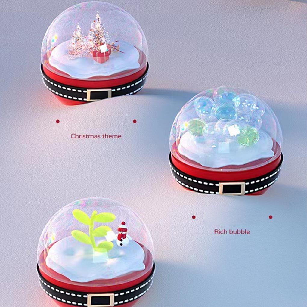 Christmas Lighting Automatic With Santa Wand Music And Lights Automatic Bubble Maker