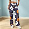 Women's Color Drawstring Elastic Waist Scrub Pants with Pockets for Nurses and Caregivers