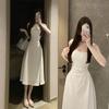 Black Slim Suspender Skirt Slim Skirt Women's Summer Popular New Long Dress High-end Dress