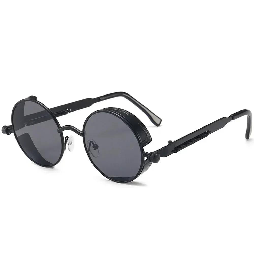 Clip On Sunglasses Men Steampunk Vintage Retro UV400 Lentes Fashion Glasses Women Unisex Brand Design