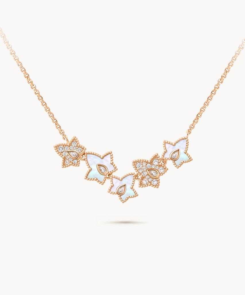 Lola Rose Ivy Mother-Of-Pearl Cubic Chain Necklace