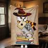 1pc Hogwarts owl wisdom Outdoor Flannel Throw Blanket All Season Soft Warmth,Home Decor 1031202