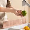 Silicone Water Baffle Barrier Sink Flap Block Easy Cleaning Sink Splash Guard  Household