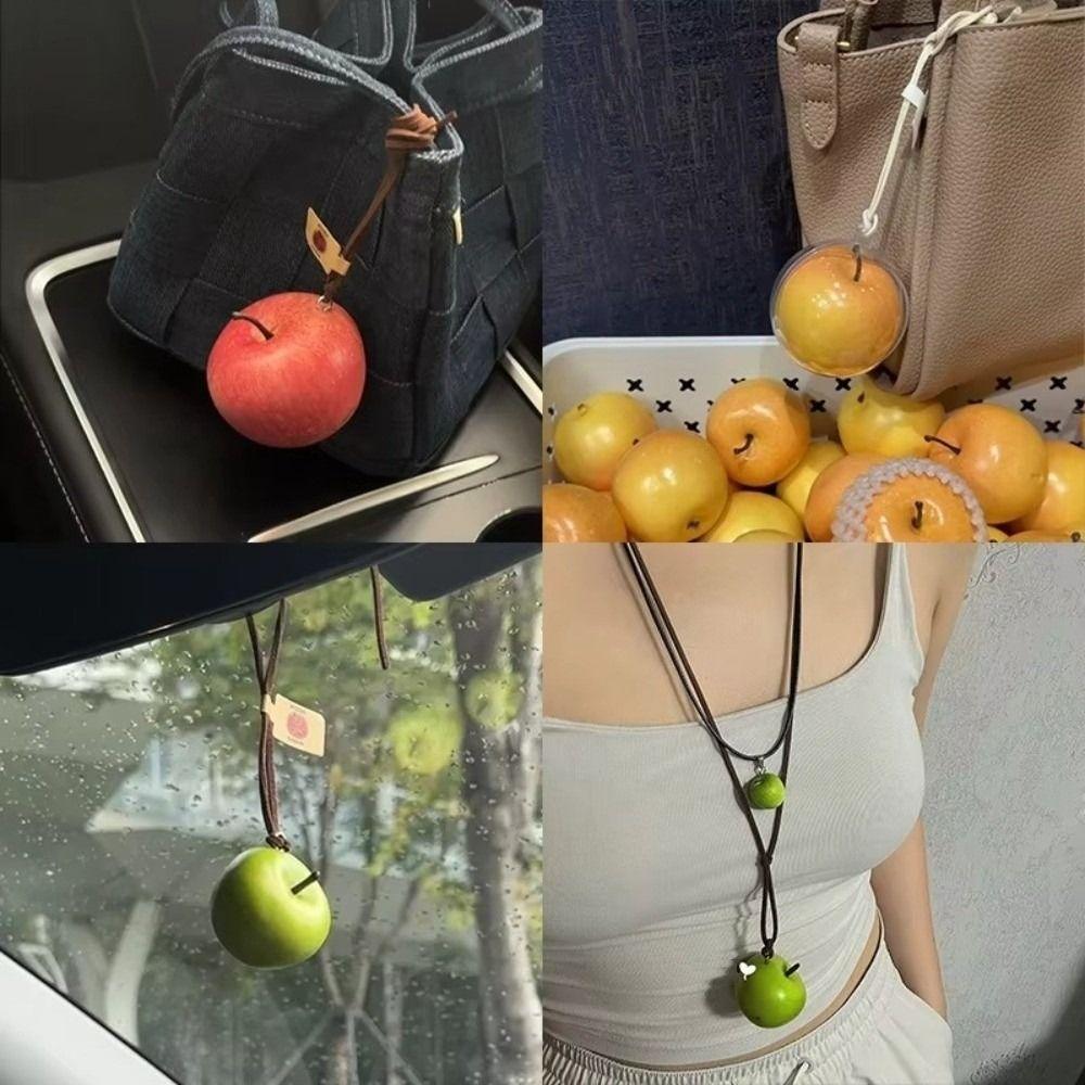 Multicolor Simulation Fruit Pendant DIY Long Necklace 2025 New Sweater Chain  Gift