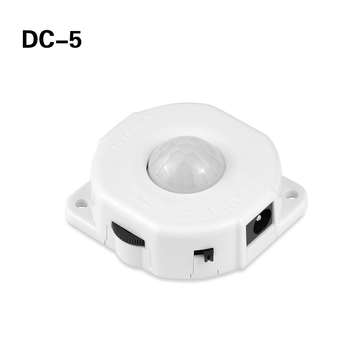 

Перемикач датчика руху PIR DC 12V 24V 5A 6A 10A DC-5