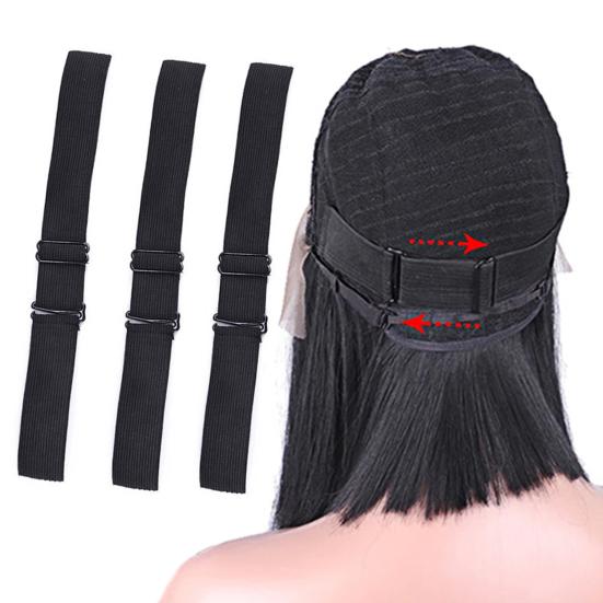 

3 шт. 2,5/3/3,5 см Регульована стрічка для перуки Знімна Нековзна Еластична стрічка для перуки Безклеєва Пов язка на голову для виготовлення перуки Аксесуари для шапочки для перуки C