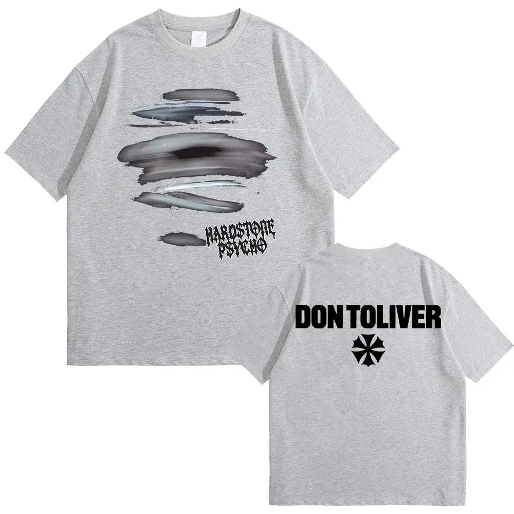 Best Famous Rapper Don Toliver Hardstone Psycho Album Vintage Graphic T Shirt Men Hip Hop  T-shirt Men's Fashion Tshirt