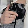 Fashion Winding Snake Rings Women Men Punk Hip Hop Minimalist Charm Minimalist Open Adjustable Silver Color Ring Daily Jewelry