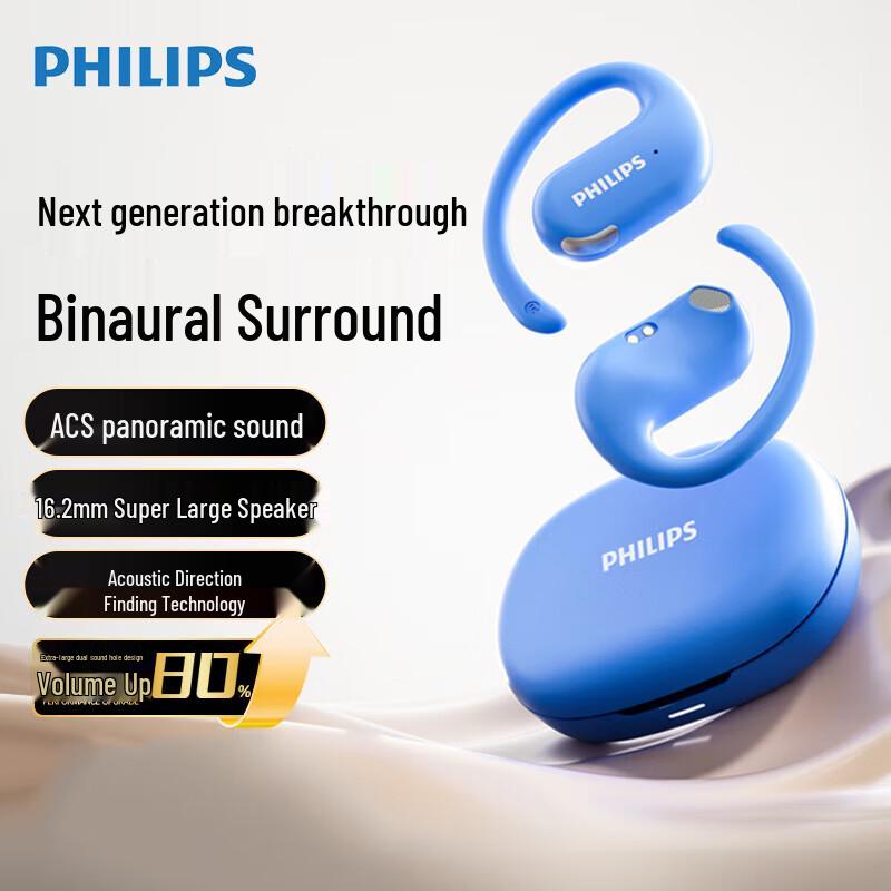 

Philips TAT2739 Wireless Open-Ear Bluetooth Headset