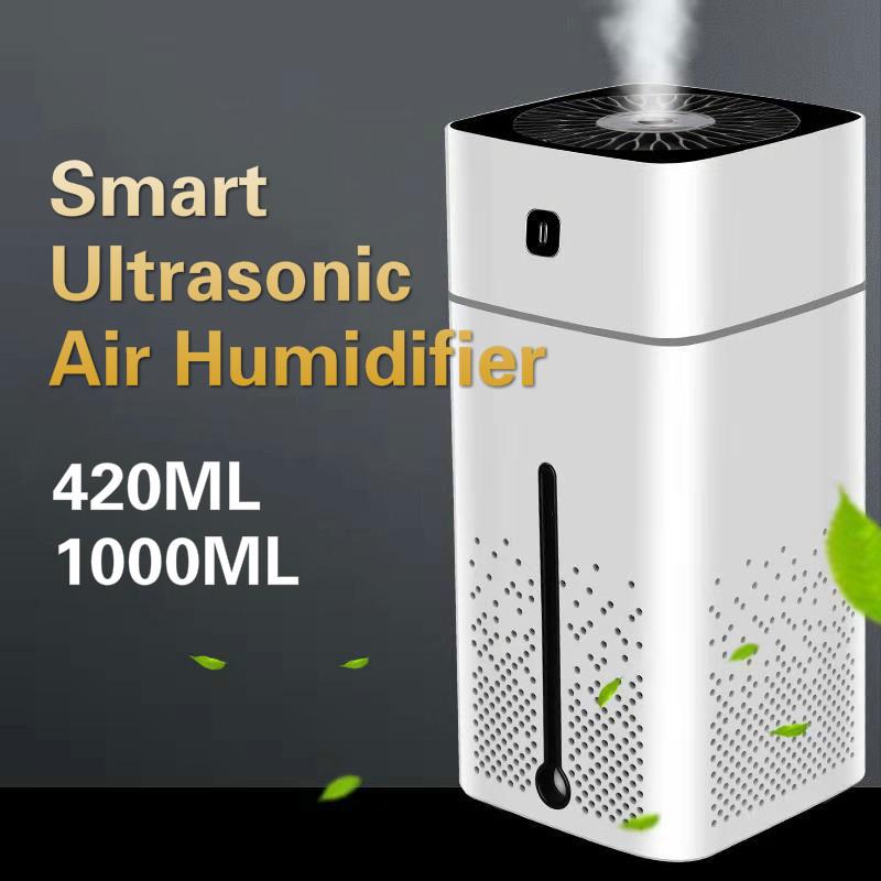 Buy Ultrasonic Air Humidifier Led Luminous Atomizer Facial Aroma