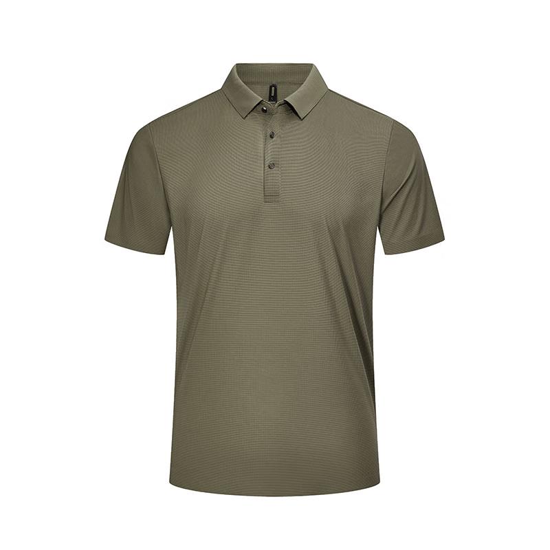 Befiso Men's Solid Nylon Polo Shirt
