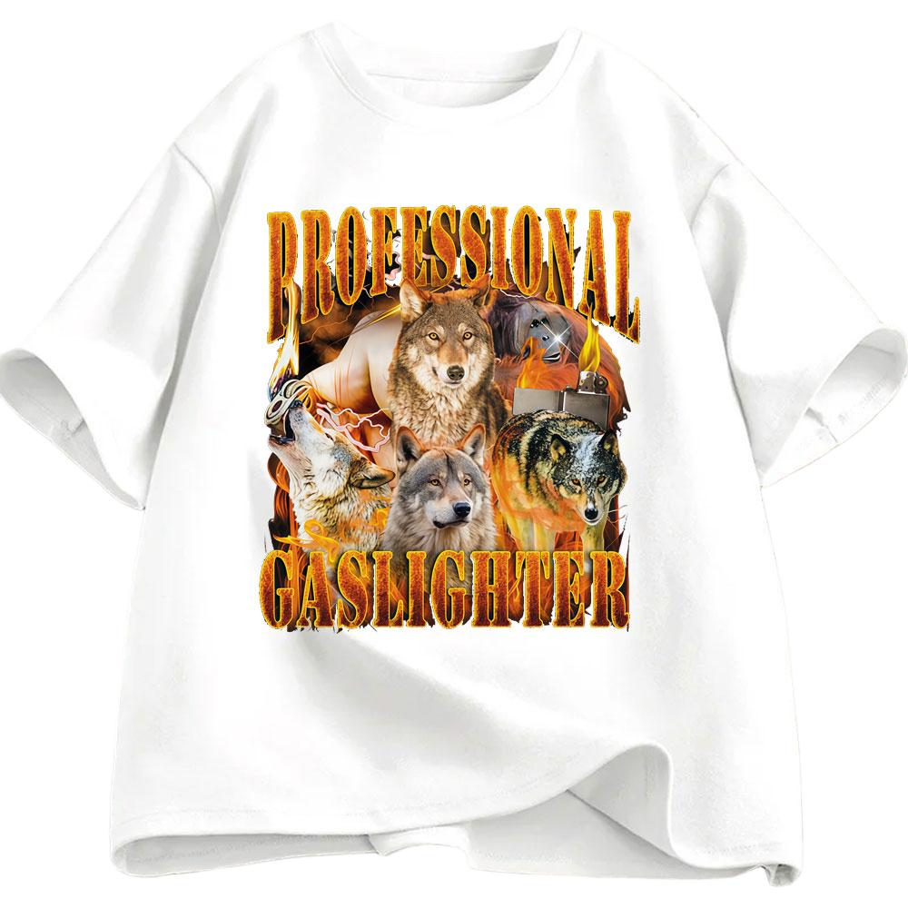 Houston We Have Many Interesting Raccoon Tshirts for Men and Women Casual Cotton Street Y2K Mens Tshirts