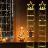 Santa Claus LED String Lights: Indoor/Outdoor Decorative Holiday Lights