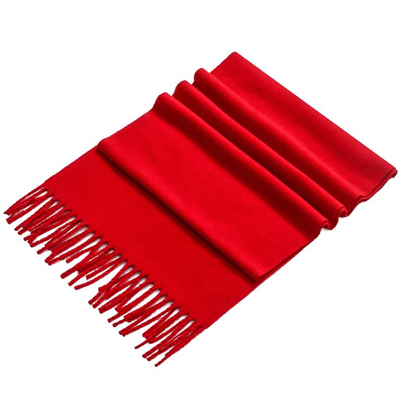 Xue Qiman Chinese Red Imitation Cashmere Scarf