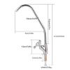 Sink Faucet with Fitting Stainless Drinking WaterFaucet Beverage Faucet 1/4 Tube