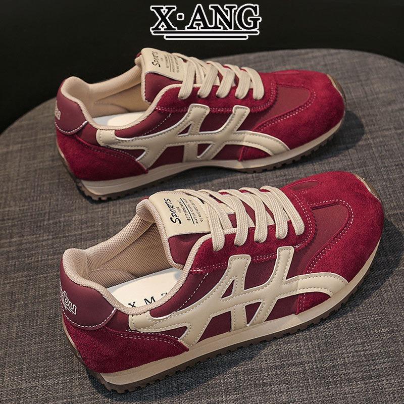 

Cowhide version women s autumn and winter new versatile casual sports shoes soft-soled women s shoes 40