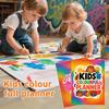 Colorful Kids Planner for Daily Schedule And Goal Tracking Fun Educational Organizer with Doodle Pages Children's Homework Planner